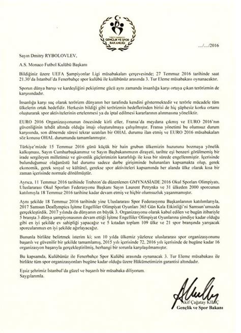 B­a­k­a­n­ ­K­ı­l­ı­ç­­t­a­n­ ­M­o­n­a­c­o­ ­B­a­ş­k­a­n­ı­­n­a­ ­m­e­k­t­u­p­